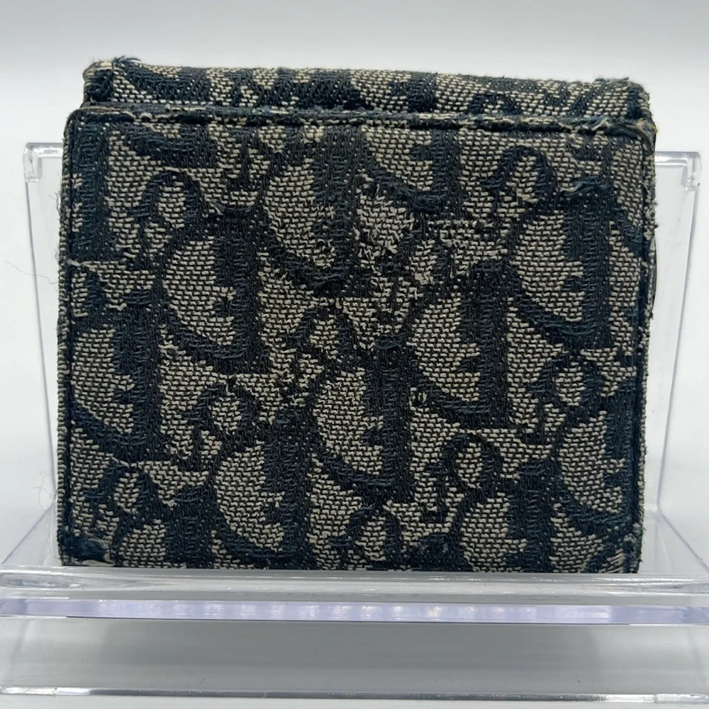 Dior Monogram Canvas Fabric Wallet